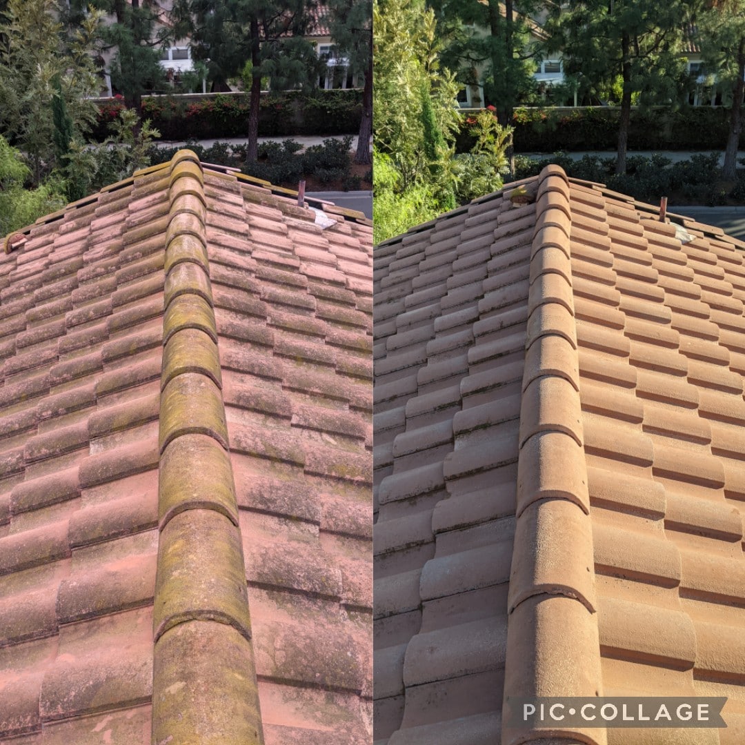 Another Roof Cleaning in Irvine, CA
